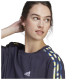 Adidas Γυναικεία κοντομάνικη μπλούζα VIBAOP 3-Stripes Crop Top